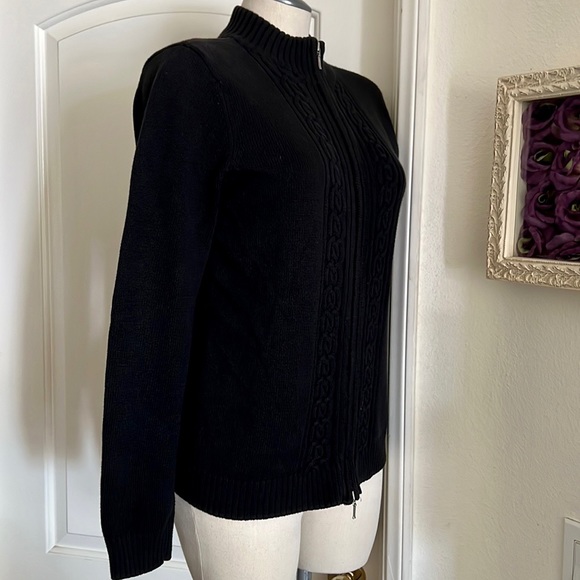 French Laundry Sport~Zip Cable Sweater / Host Pick - Picture 8 of 9